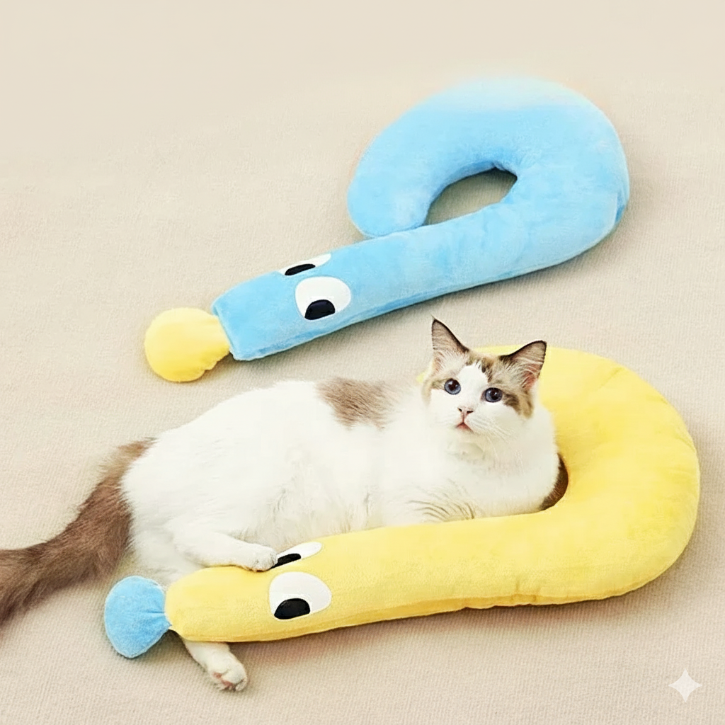 Soft Pet Pillow Toy for Dogs and Cats – Cozy Sleep Bed