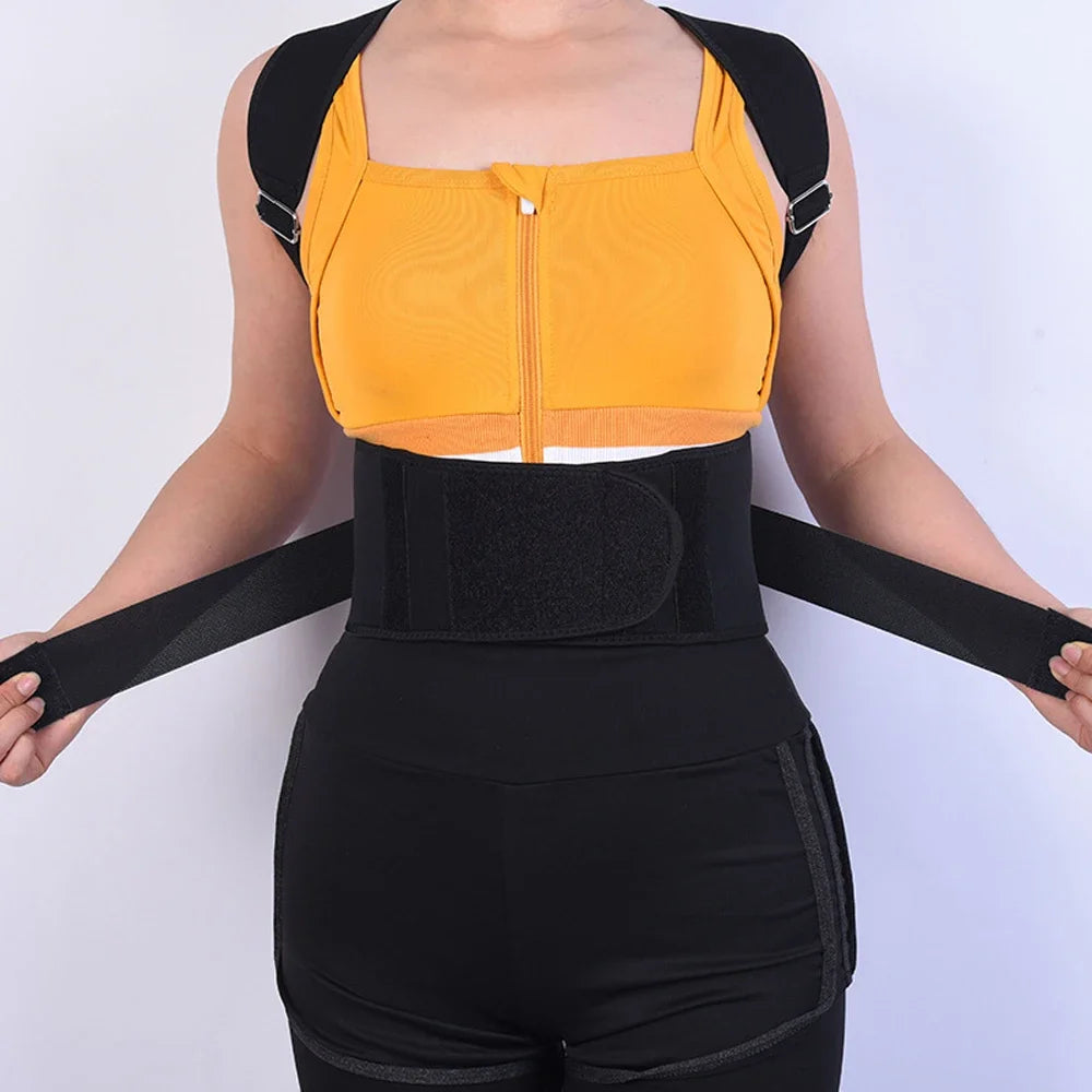 Therapy Shoulder Orthopedic Posture Corrector Scoliosis Spine Lumbar Brace Supporter Pain Relief : Relieve Pain. Restore Balance. Rediscover Comfort — Your All-In-One Posture Solution.