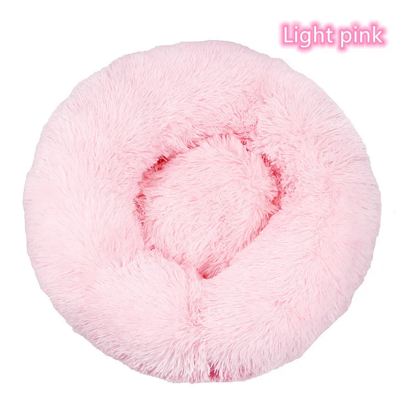 Super Soft Pet  Bed Plush Full Size Washable Calm Bed Donut Bed Comfortable Sleeping Artifact Suitable For Winter - Give Your pet  the Sleep They Deserve — The Bed That Feels Like a Warm Hug