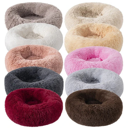 Super Soft Pet  Bed Plush Full Size Washable Calm Bed Donut Bed Comfortable Sleeping Artifact Suitable For Winter - Give Your pet  the Sleep They Deserve — The Bed That Feels Like a Warm Hug