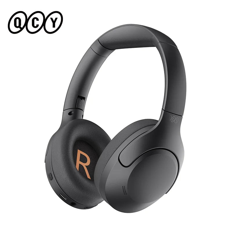 QCY H3 Lite Bluetooth 5.3 ANC Headset — HiFi 40mm Drivers, Noise Cancelling Comfort for Work, Travel & Study