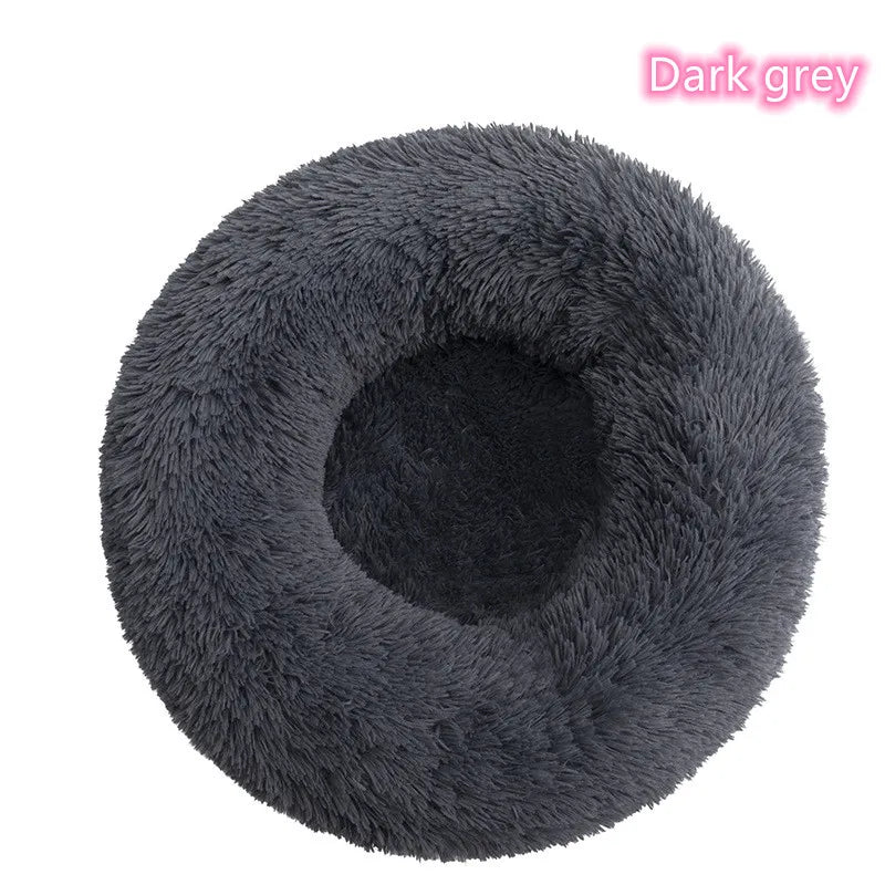 Super Soft Pet  Bed Plush Full Size Washable Calm Bed Donut Bed Comfortable Sleeping Artifact Suitable For Winter - Give Your pet  the Sleep They Deserve — The Bed That Feels Like a Warm Hug