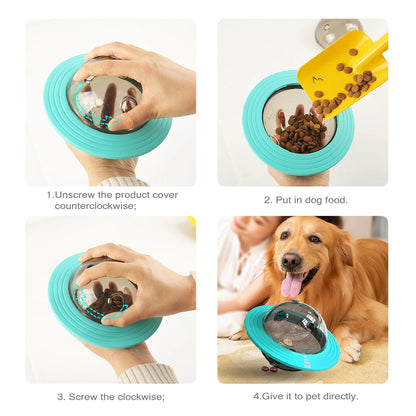 Interactive Dog Food Dispenser Toy for Small Pets