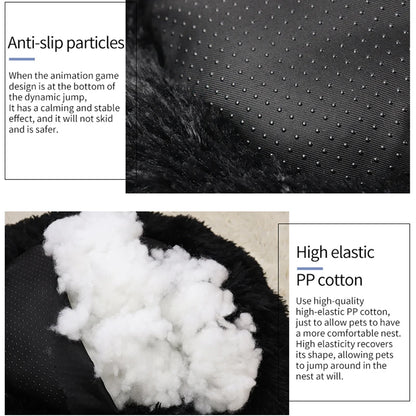 Super Soft Pet  Bed Plush Full Size Washable Calm Bed Donut Bed Comfortable Sleeping Artifact Suitable For Winter - Give Your pet  the Sleep They Deserve — The Bed That Feels Like a Warm Hug