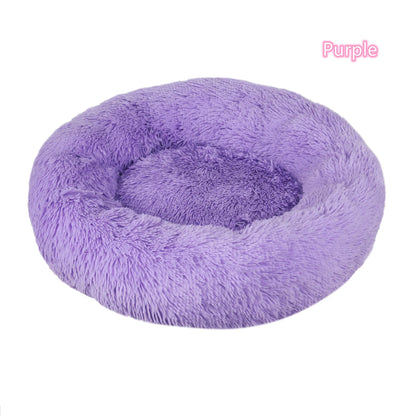 Super Soft Pet  Bed Plush Full Size Washable Calm Bed Donut Bed Comfortable Sleeping Artifact Suitable For Winter - Give Your pet  the Sleep They Deserve — The Bed That Feels Like a Warm Hug