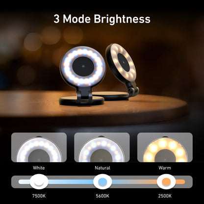 TELESIN Smartphone Magnetic Fill Light Mini Selfie Light 3 Modes Adjustable Brightness for Iphone XIAOMI HUAWEI SAMSUNG Phone -
Glow Anytime, Anywhere — Capture Your Best Self with Magnetic Lighting Magic