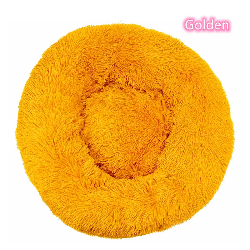 Super Soft Pet  Bed Plush Full Size Washable Calm Bed Donut Bed Comfortable Sleeping Artifact Suitable For Winter - Give Your pet  the Sleep They Deserve — The Bed That Feels Like a Warm Hug