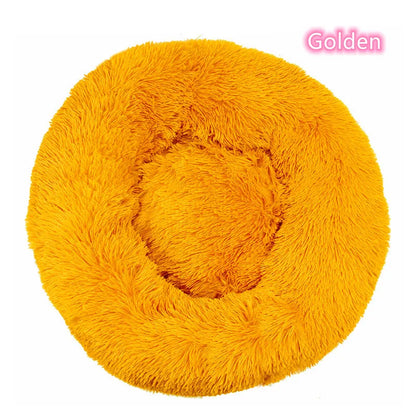 Super Soft Pet  Bed Plush Full Size Washable Calm Bed Donut Bed Comfortable Sleeping Artifact Suitable For Winter - Give Your pet  the Sleep They Deserve — The Bed That Feels Like a Warm Hug