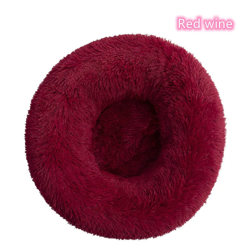 Super Soft Pet  Bed Plush Full Size Washable Calm Bed Donut Bed Comfortable Sleeping Artifact Suitable For Winter - Give Your pet  the Sleep They Deserve — The Bed That Feels Like a Warm Hug