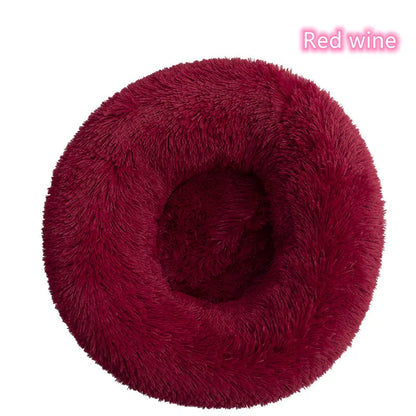 Super Soft Pet  Bed Plush Full Size Washable Calm Bed Donut Bed Comfortable Sleeping Artifact Suitable For Winter - Give Your pet  the Sleep They Deserve — The Bed That Feels Like a Warm Hug
