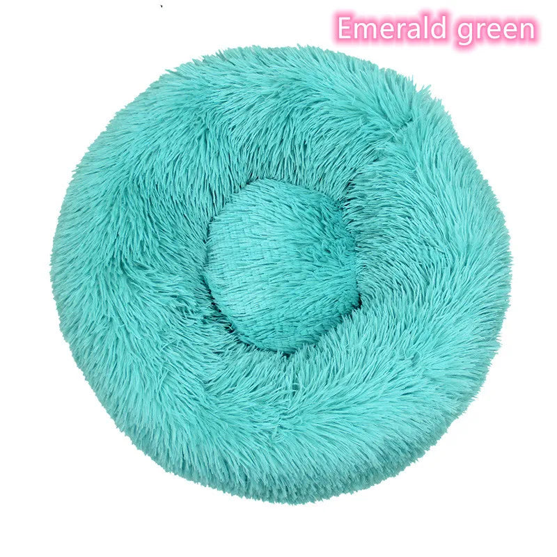 Super Soft Pet  Bed Plush Full Size Washable Calm Bed Donut Bed Comfortable Sleeping Artifact Suitable For Winter - Give Your pet  the Sleep They Deserve — The Bed That Feels Like a Warm Hug