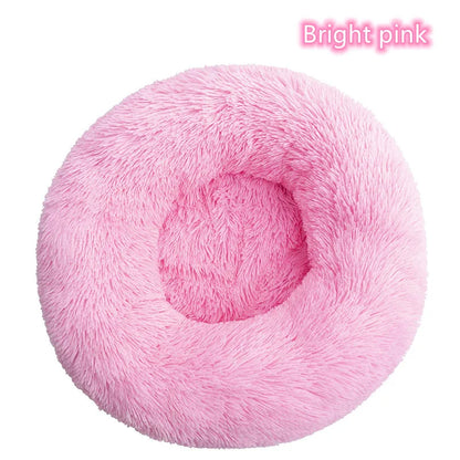 Super Soft Pet  Bed Plush Full Size Washable Calm Bed Donut Bed Comfortable Sleeping Artifact Suitable For Winter - Give Your pet  the Sleep They Deserve — The Bed That Feels Like a Warm Hug