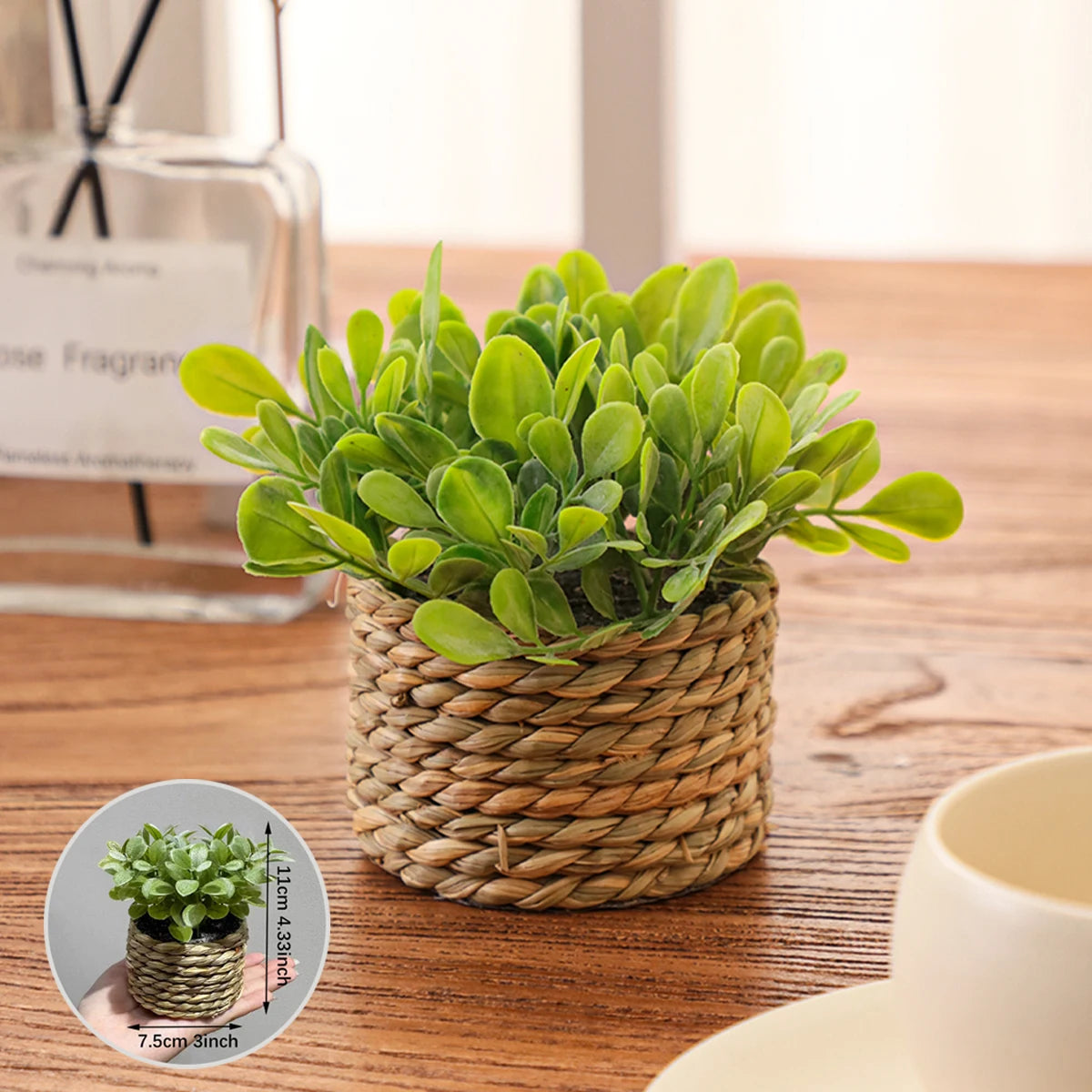 FLOWER Green Artificial Home Decoration: Bring Calm Into Your Home — The Little Green Touch That Changes Everything