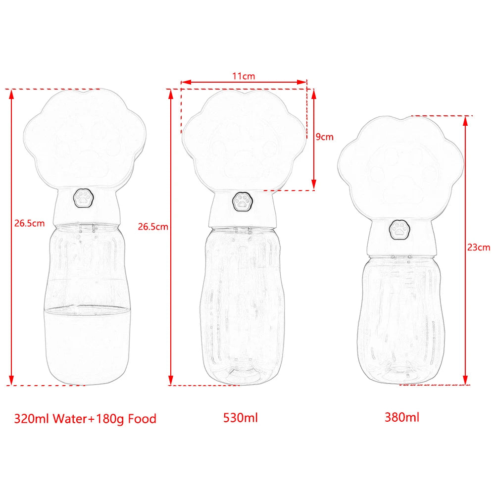 Outdoor Pet Water Bottle – Easy Hydration on the Go