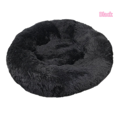 Super Soft Pet  Bed Plush Full Size Washable Calm Bed Donut Bed Comfortable Sleeping Artifact Suitable For Winter - Give Your pet  the Sleep They Deserve — The Bed That Feels Like a Warm Hug