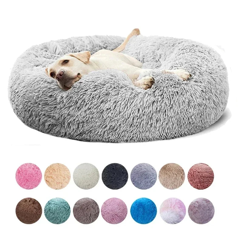 Super Soft Pet  Bed Plush Full Size Washable Calm Bed Donut Bed Comfortable Sleeping Artifact Suitable For Winter - Give Your pet  the Sleep They Deserve — The Bed That Feels Like a Warm Hug