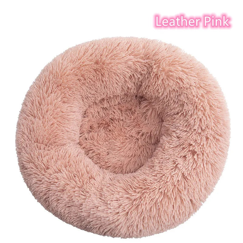 Super Soft Pet  Bed Plush Full Size Washable Calm Bed Donut Bed Comfortable Sleeping Artifact Suitable For Winter - Give Your pet  the Sleep They Deserve — The Bed That Feels Like a Warm Hug