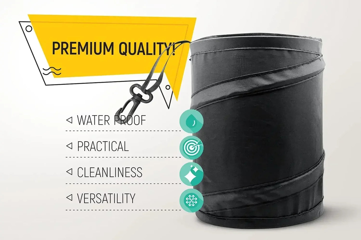 Prestige Drive Clean Canister – Your Premium Foldable Solution for a Clutter-Free Car